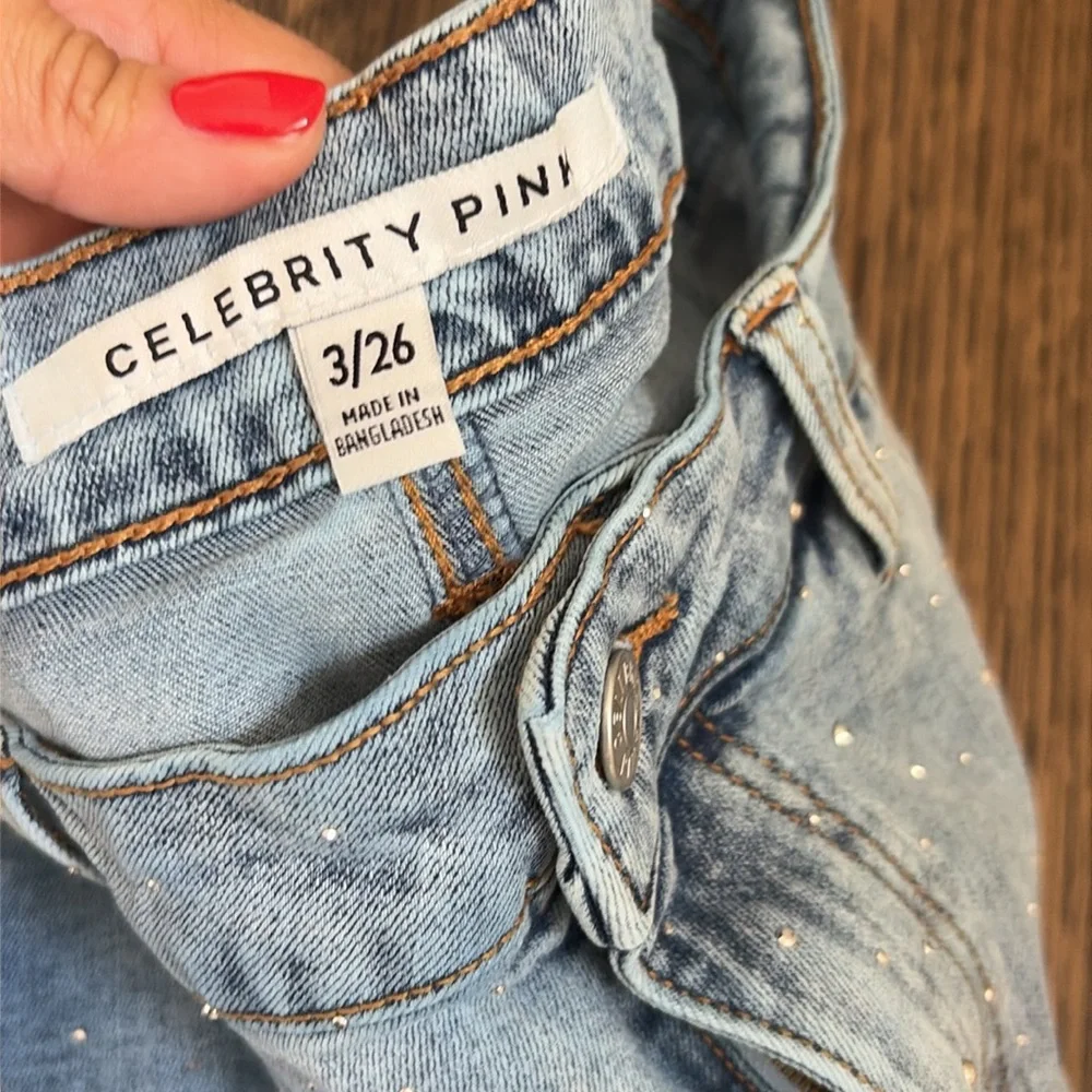 Pants, with adorable rhinestones- like new!